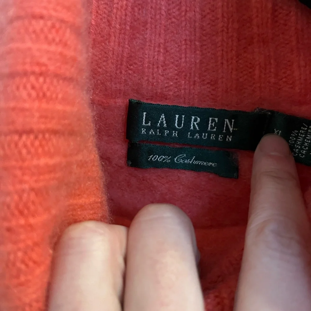 100% cashmere Ralph Lauren sweater (please read description) - Picture 3 of 3